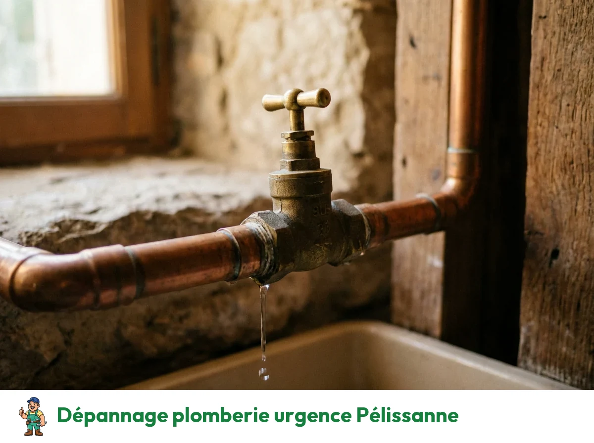 Dépannage plomberie urgence à Pélissanne
