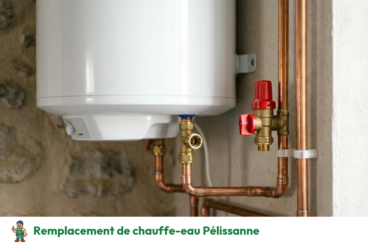 Remplacement de chauffe-eau à Pélissanne
