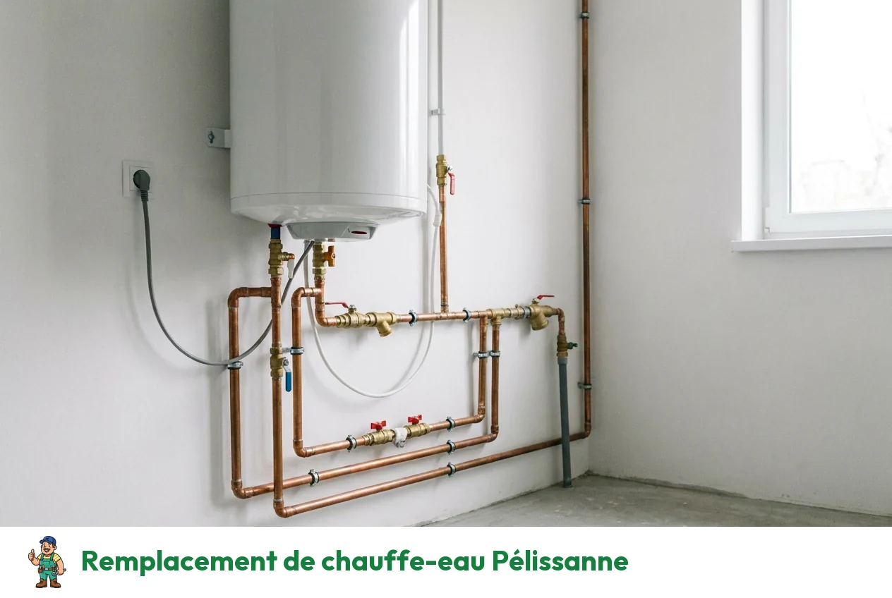 Remplacement de chauffe-eau à Pélissanne