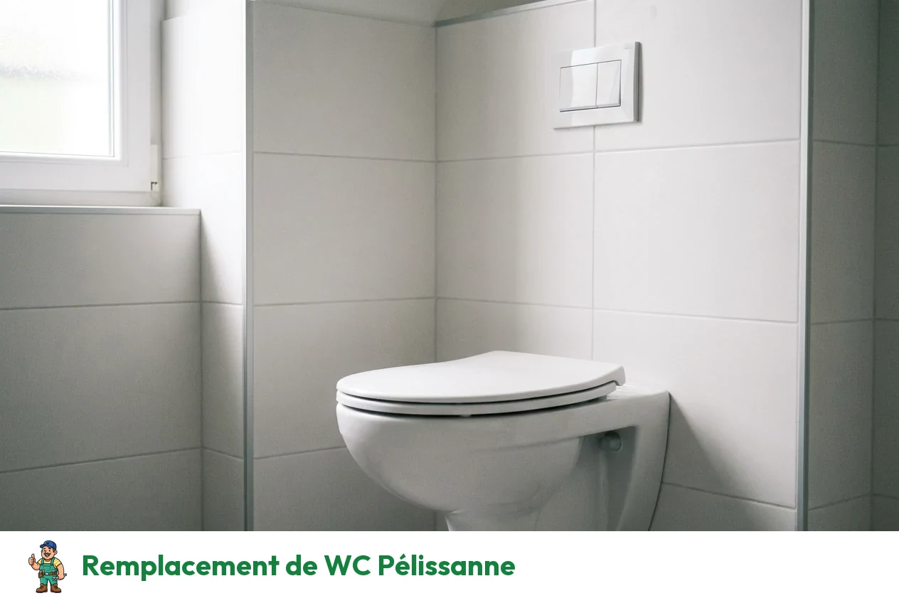 Remplacement de WC à Pélissanne